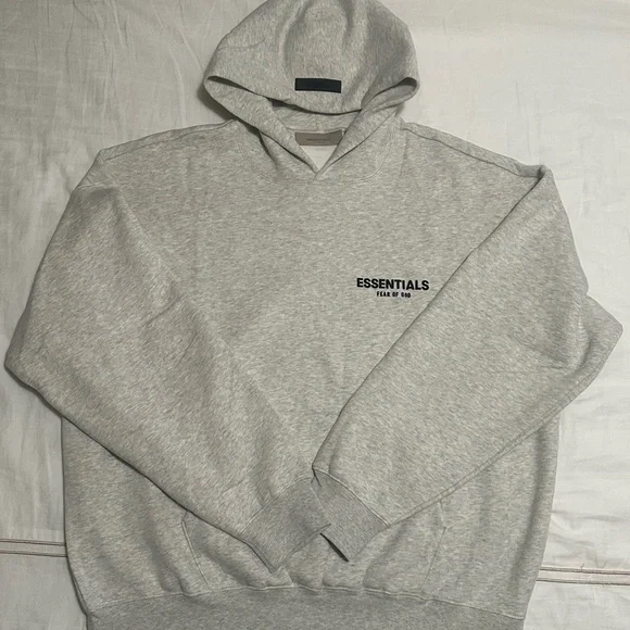 Fear of God Essentials Hoodies Pullover Light Oatmeal - Picture 6 of 16